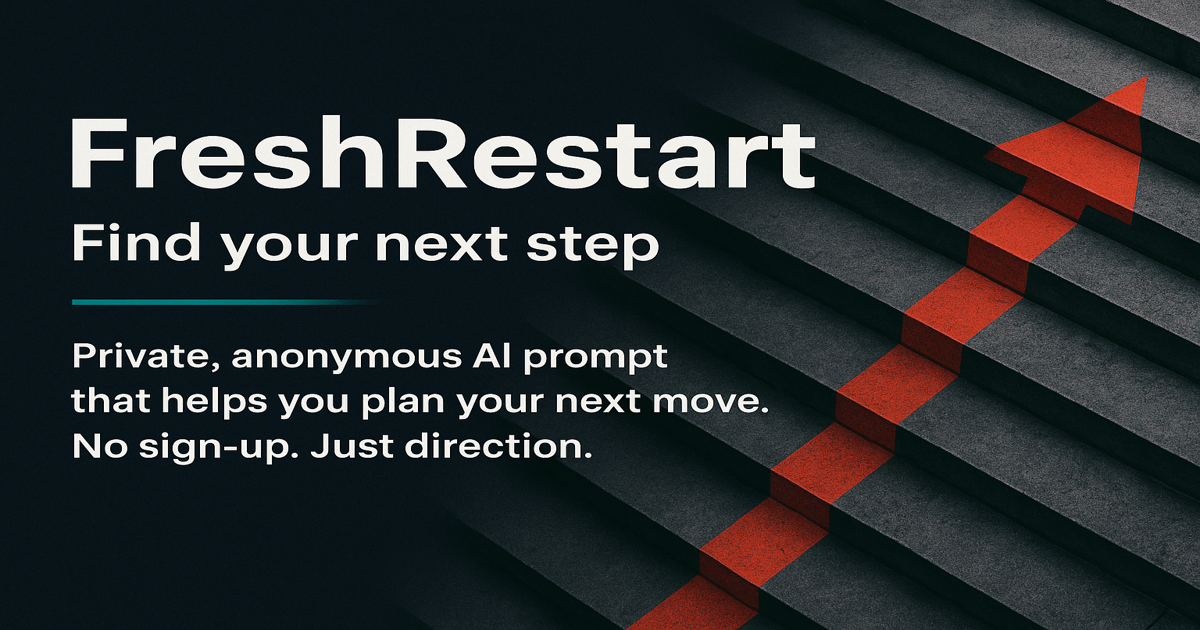 FreshRestart – Find Your Next Step